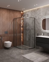 Душевой уголок CEZARES MOLVENO-RH-1-120/90-C-GM-IV