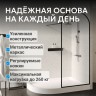 Душевой поддон ABBER AD3E109 L 100х90 асимметричный, акриловый, белый