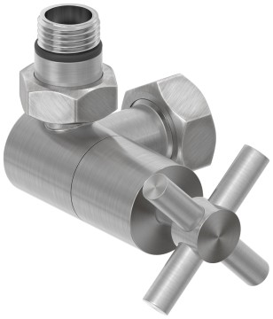 Вентиль 3D левый крест (G 1/2" НР х G 3/4" НГ)