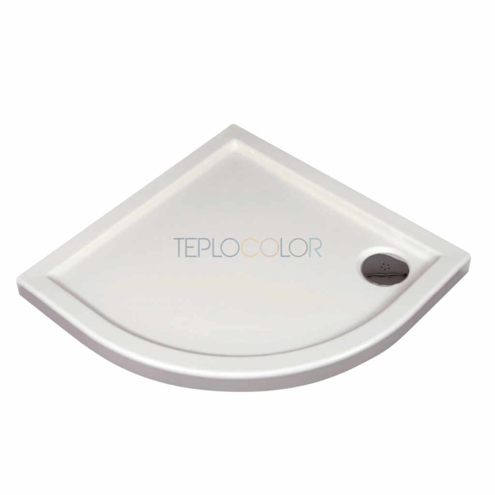 Акриловый душевой поддон, полукруглый, 100x100 см