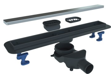 Душевой лоток BELBAGNO LUCE 80 см, BB-LD-LUCE-80-CR