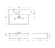 Накладная раковина BelBagno BB1340