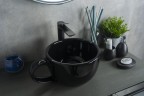 Раковина Gid Nc9077 52230 накладная черная глянцевая 40x30x18