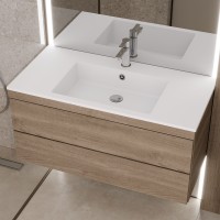 Раковина для ванной Uperwood Megan 100х48х16,5 см, белая матовая