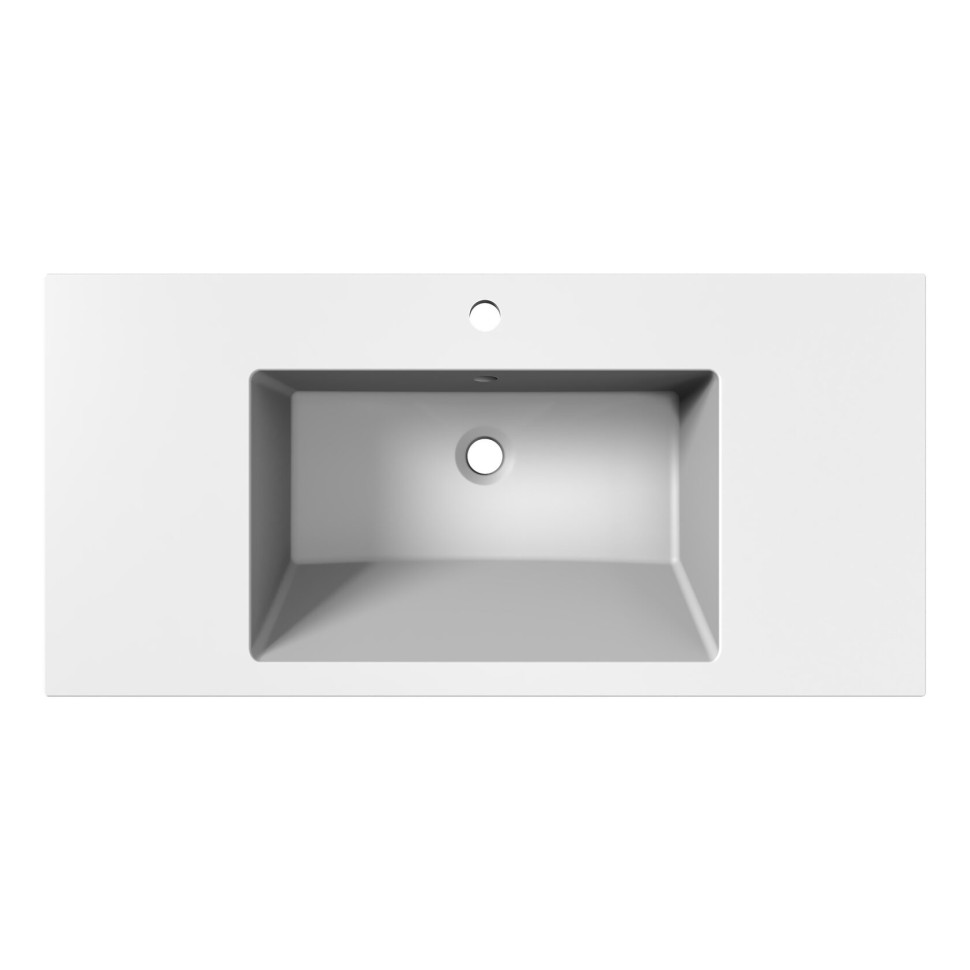 Раковина для ванной Uperwood Megan 100х48х16,5 см, белая матовая