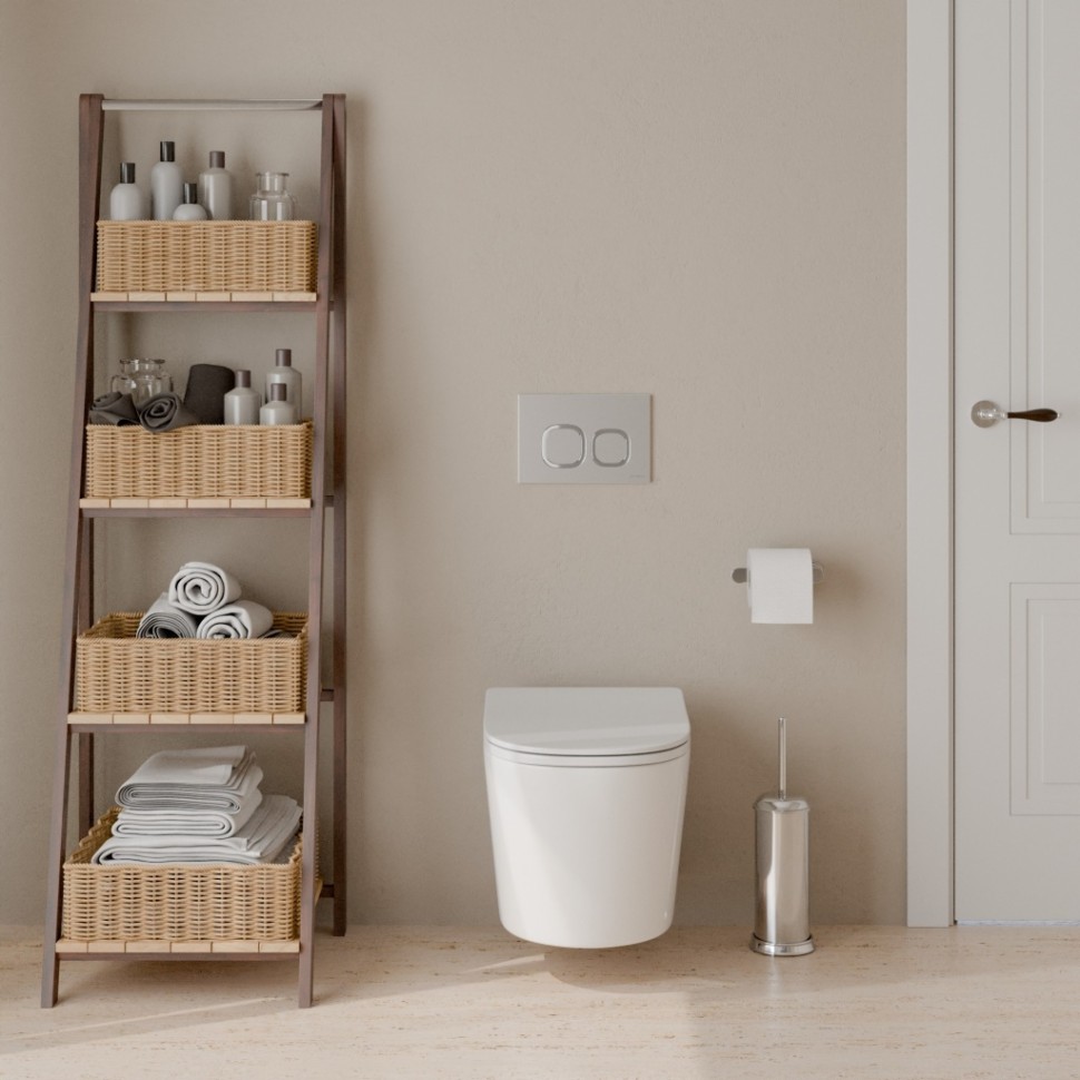 Комплект 3в1 IBERICA BLANCA инсталляция SILENCIO, унитаз BURGOS ALTO белый, кнопка смыва ESTI-Q хром матовый (IB001.BRA.231.834)