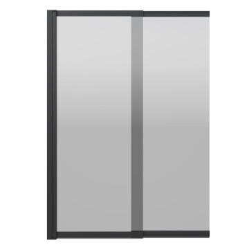 Душевая шторка RIVER S Slider Black 980 тонированное стекло