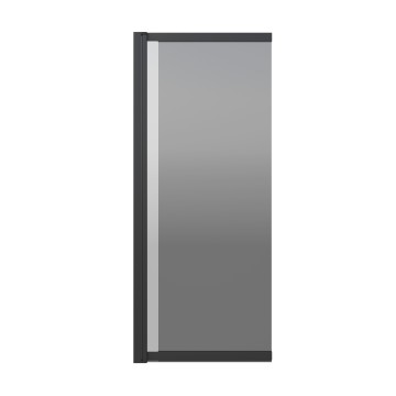 Душевая шторка RIVER S Slider Black 980 тонированное стекло