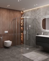 Душевой уголок CEZARES MOLVENO-RH-2-100/80-C-Cr-IV