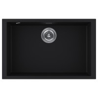 Мойка GRATO 69, ULTRAGRANIT, PM866944-BLM, BLACK, 690х443 мм, Paulmark