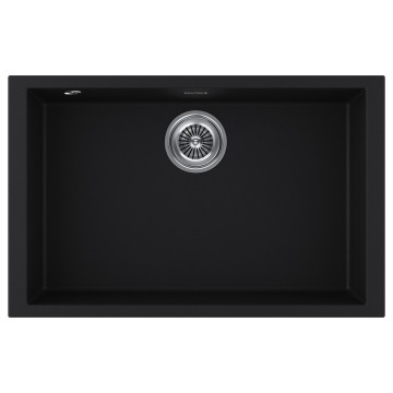 Мойка GRATO 69, ULTRAGRANIT, PM866944-BLM, BLACK, 690х443 мм, Paulmark