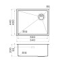 Кухонная мойка Omoikiri Taki 54-U/IF Side SF-IN нерж. сталь/нержавеющая сталь
