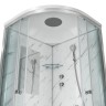 Душевая кабина Niagara Luxe NG-7702M (100x100х210) низкий поддон(15см),дверь раздвижная,стенки мрамор,3 места