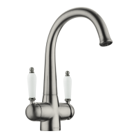 Смеситель для кухни Omoikiri Okinawa 2-SI латунь/античное серебро