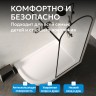 Душевой поддон ABBER AD3E129 R 120х90 асимметричный, акриловый, белый