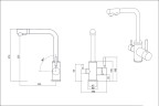 Смеситель EMAR EC-3003 3003N.12 Оникс