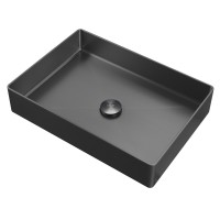 Раковина накладная ABBER Wasser Kreis AF2400GM оружейная сталь