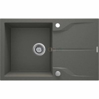Гранитная мойка, 1-чаша с осушкой - монтуриемый на ровни со столешницей