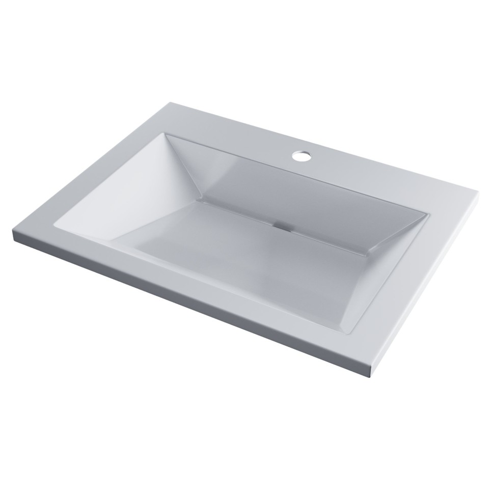 Раковина для ванной Uperwood Megan 100х48х16,5 см, черная матовая