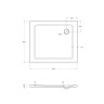Поддон SMC CEZARES TRAY-M-AH-90/80-35-W