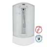 Душевая кабина Niagara Eco E80/40/MT (80х80х215) высокий поддон(40см),стекло матовое,4 места