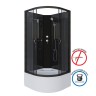 Душевая кабина Niagara Classic NG-6508-14BK (90х90х200) высокий поддон(40см),черный,стекло тонированное,4 места