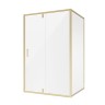 Душевое ограждение Niagara Nova NG-43-12AG-A90G (120х90х195) прямоугольник,золото,двери распашные,стекло прозрачное,2 места