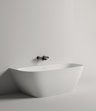 Ванна пристенная SOFIA WALL 170x80 S-Sense Глянцевое