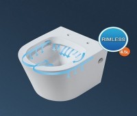 Унитаз подвесной CeramaLux B2330-4MC