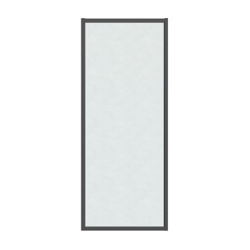 Боковая стенка Grossman Style 200.K33.05.70.21.02 (70х195) черный матовый,стекло шиншилла, 1 место