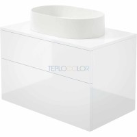 шкафчик для раковины, с гранитной раковиной - 55x35 cm