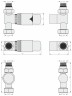 Автоматический терморегулятор прямой (G 1/2" НР х G 3/4" НГ)