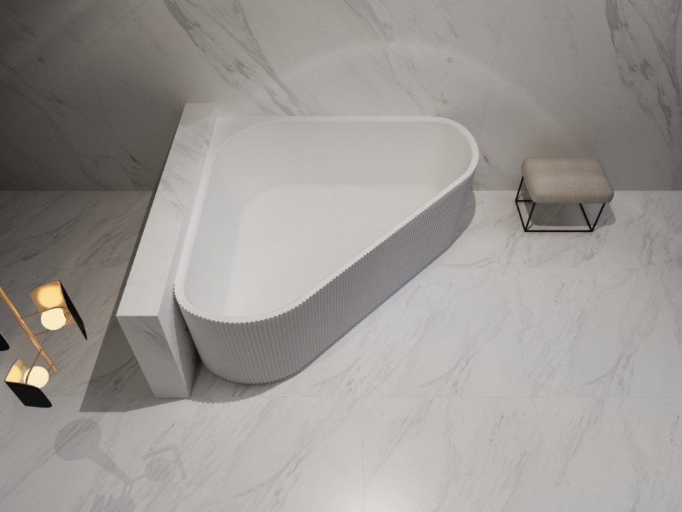 Акриловая ванна ABBER AB9446MW белая матовая