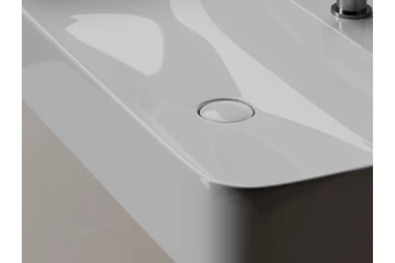 Умывальник AURA с 1 отверстием для смесителя, без перелива 800x470x135мм