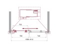 Душевая дверь BelBagno UNO-195-BF-1-160-C-Cr