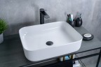 Раковина Gid D1304 51197 накладная белая 50x39x13