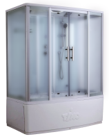 Timo Standart T-6650 Silver Fabric душевая кабина (150*88*220), турецкая баня хамам