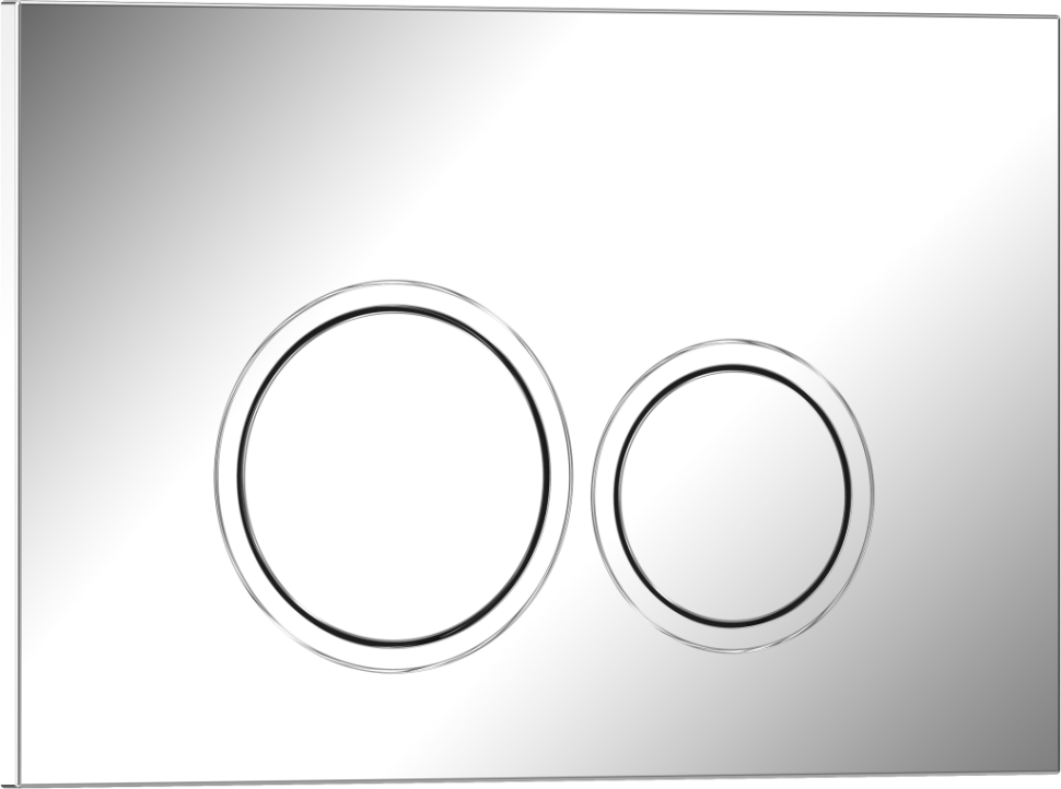 Комплект 2в1 IBERICA BLANCA инсталляция SILENCIO MINI, кнопка смыва ESTI-O хром глянцевый (IB.001M.823)