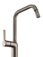 Смеситель для кухни, графит. Аэратор с изменяемым углом наклона. OSGARD HAVET 56273