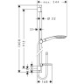 Душевой гарнитур Hansgrohe Raindance Select 150/Unica 27857000 хром