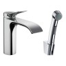 Смеситель для раковины Hansgrohe Vivenis, с гигиеническим душем 75210000 хром