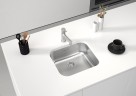 Мойка VELLO 48 UNI, нерж. сталь, VE48-BS, брашированная нерж. сталь, 480х440мм, Paulmark