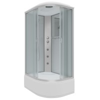 Душевая кабина Niagara Classic NG-2310-14LG (120х80х215) высокий поддон(40см),стекло матовое,4 места
