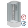 Душевая кабина Niagara Classic NG-2310-14LG (120х80х215) высокий поддон(40см),стекло матовое,4 места
