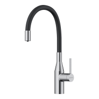 Смеситель для кухни Omoikiri Yatomi 2 Plus BN-BL латунь/нержавеющая сталь/черный