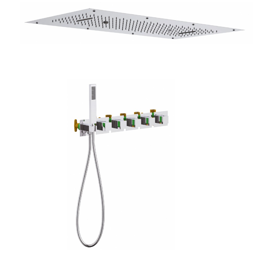 Душевая система встроенная с термостатом Timo Petruma SX-5329/00SM хром