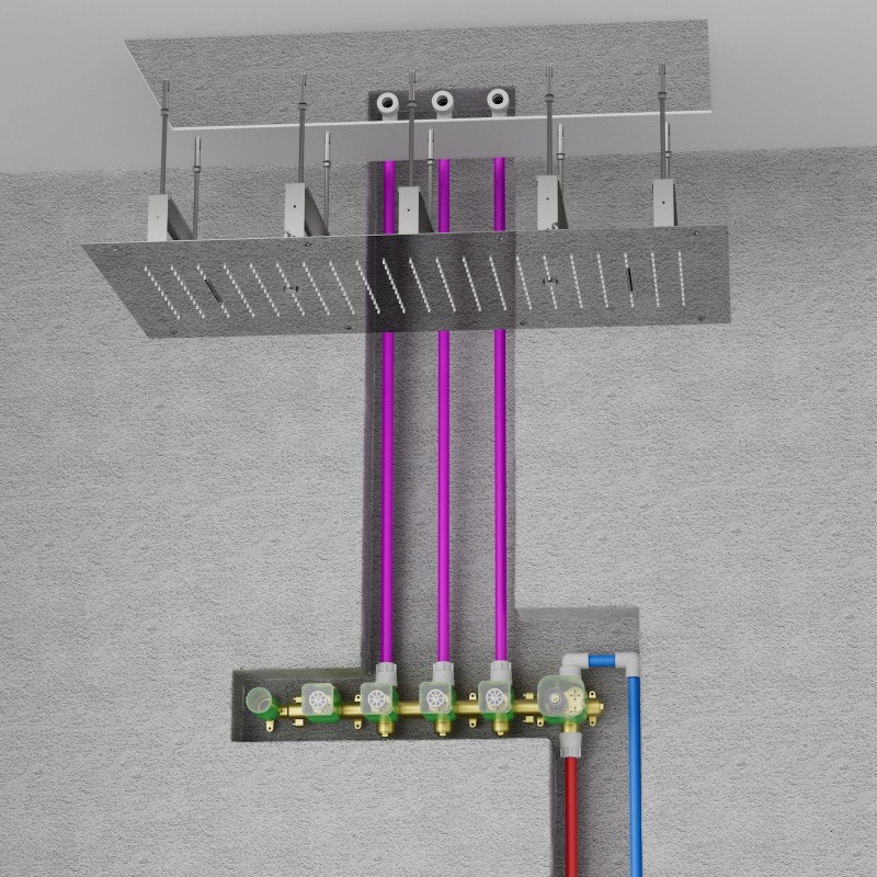 Душевая система встроенная с термостатом Timo Petruma SX-5329/00SM хром