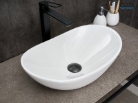 Раковина Gid N9133 51201 накладная белая 48x30.5x14.5