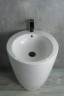 Раковина Gid Nb133 81106 накладная белая 49x49x82