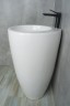 Раковина Gid Nb133 81106 накладная белая 49x49x82
